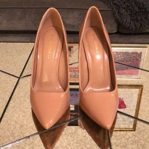 Nude pumps by Shoe Republic LA Louboutin knocks